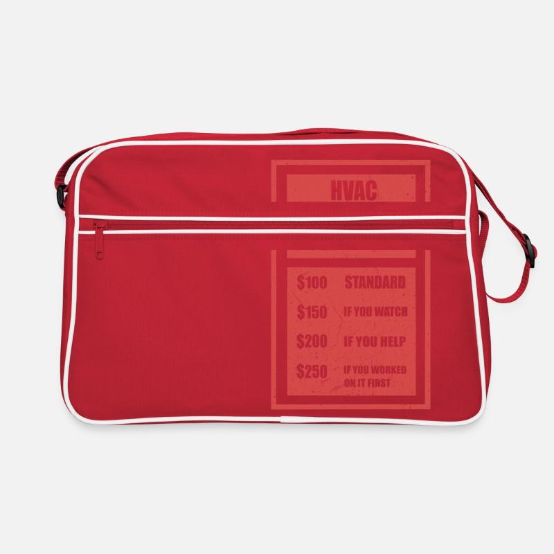 Hvac Professional Hourly Rate Mechatroniker Kältet Retro Tasche