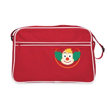 Fasching - Retro Tasche - Rot/Weiß - Vorne
