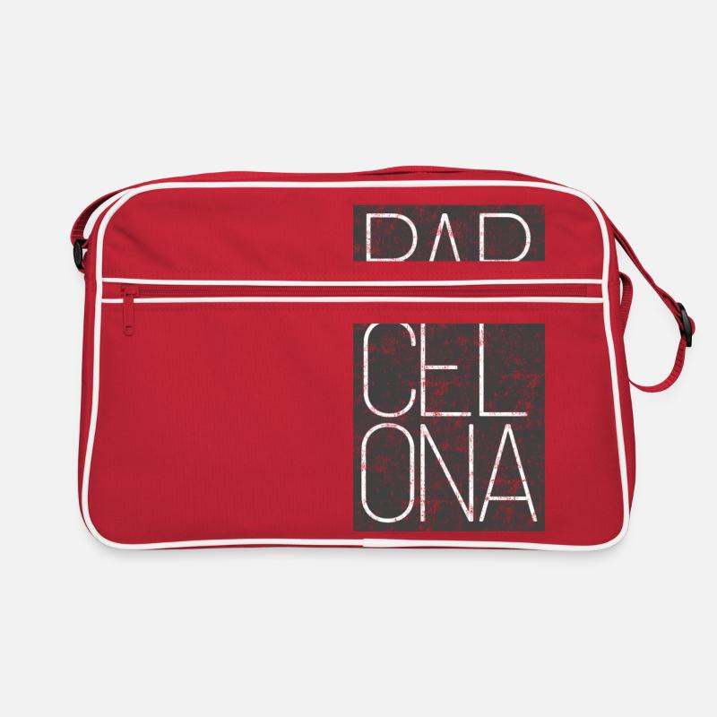 Barcelona Souvenir Katalonien Spanien Retro Tasche