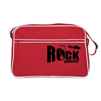Concert rock - Sac Retro - rouge/blanc - Devant