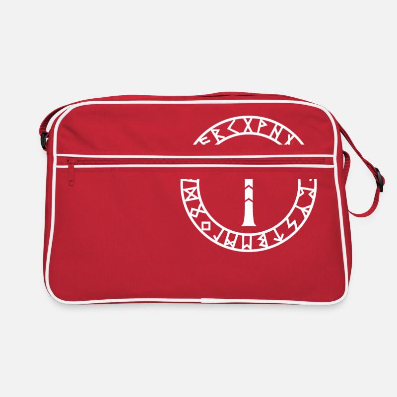 Irminsul dans le cercle runique de Futhark Sac Retro