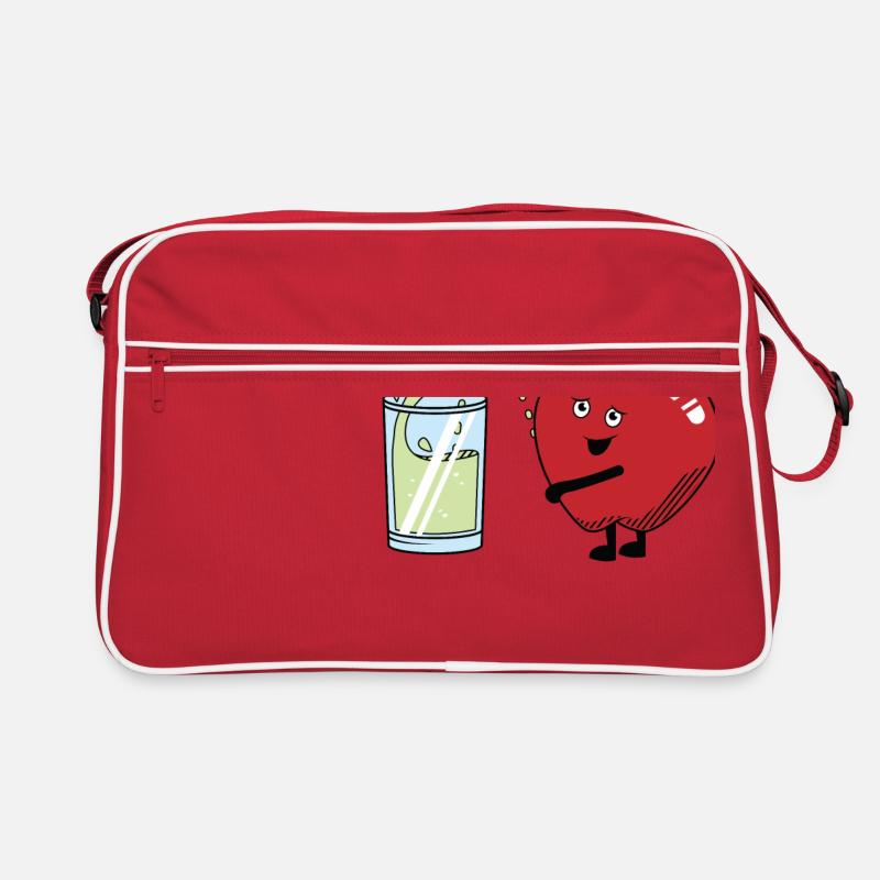 Apple Pee peeing apple juice fruit drink Retro Bag