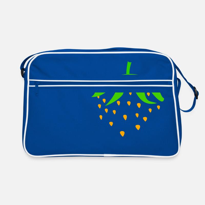 Erdbeere Kostüm Fasching Karneval Erdbeeren Obst Retro Tasche