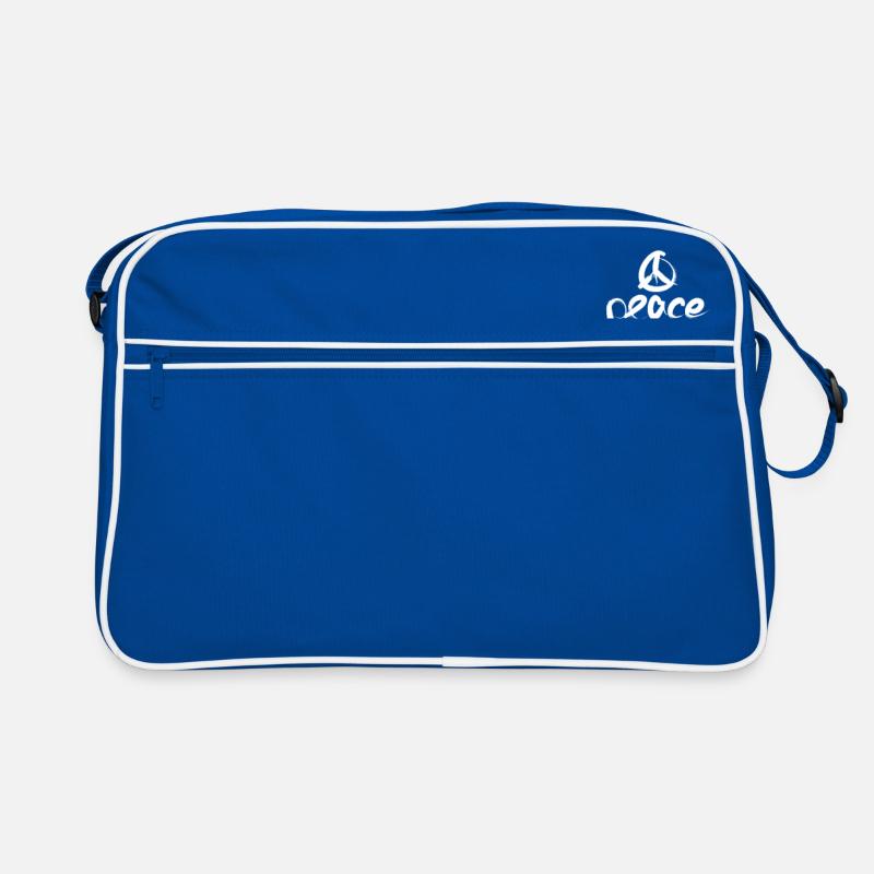 Peacezeichen Peace Friedenszeichen Frieden Symbol Retro Tasche