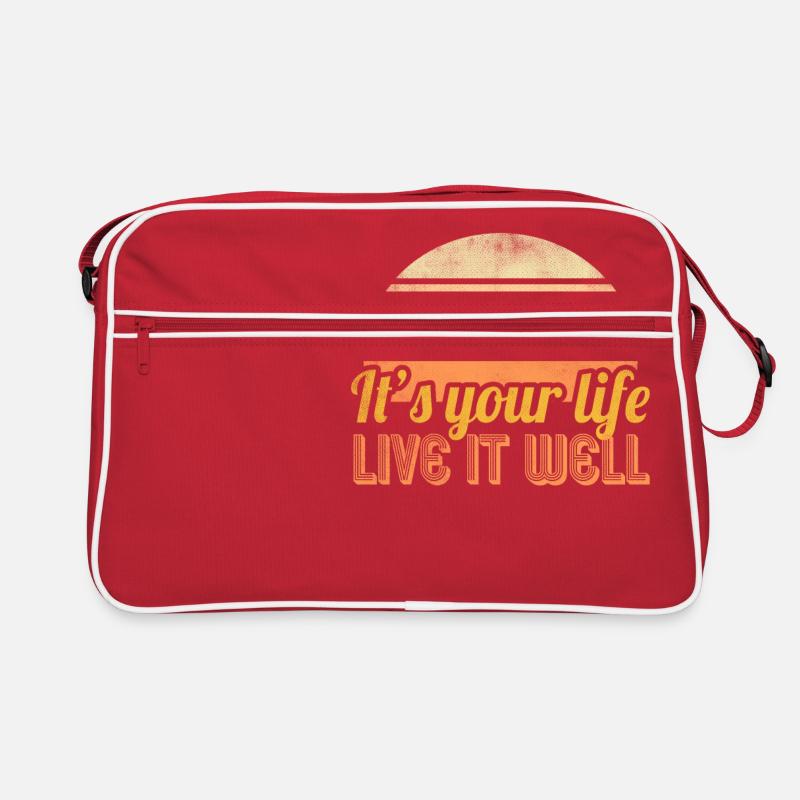 C'est ta vie, vivez-la bien Sac Retro