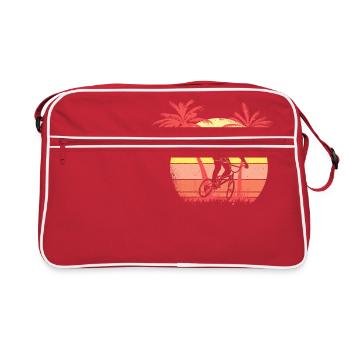 BMX Riding Bike Sunset Sunset de 80 - Sac Retro - rouge/blanc - Devant