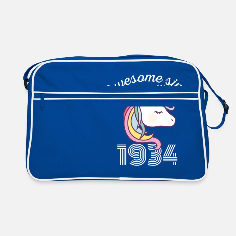 Funny Birthday Awesome Since 1934 Retro Bag