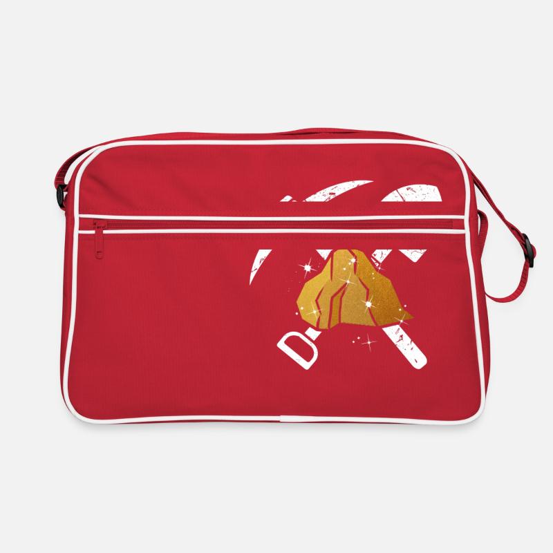 Prospecteur d’or Exploitation minière Pioche de la ruée vers l’or Sac Retro