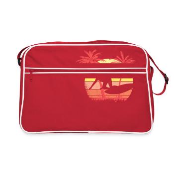 Surf Surfer Board Sunset Sunset 80s Palm - Sac Retro - rouge/blanc - Devant