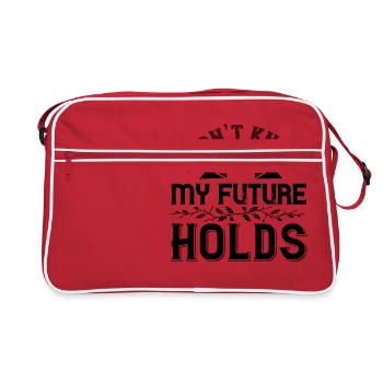 Je ne sais pas ce que mon avenir me réserve - Sac Retro - rouge/blanc - Devant