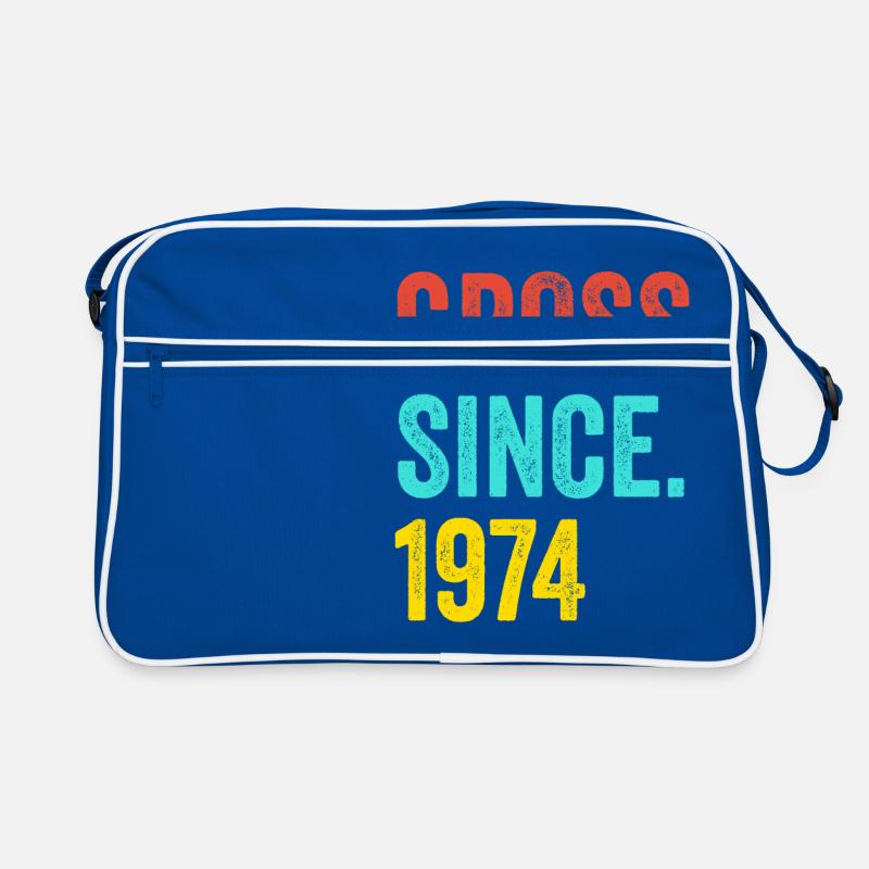 Lustiger Geburtstag Gross seit 1974 Retro Tasche