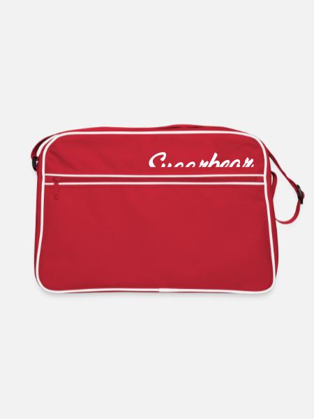 Lustiger Zuckerbär seit 1925 - Retro Tasche - Rot/Weiß