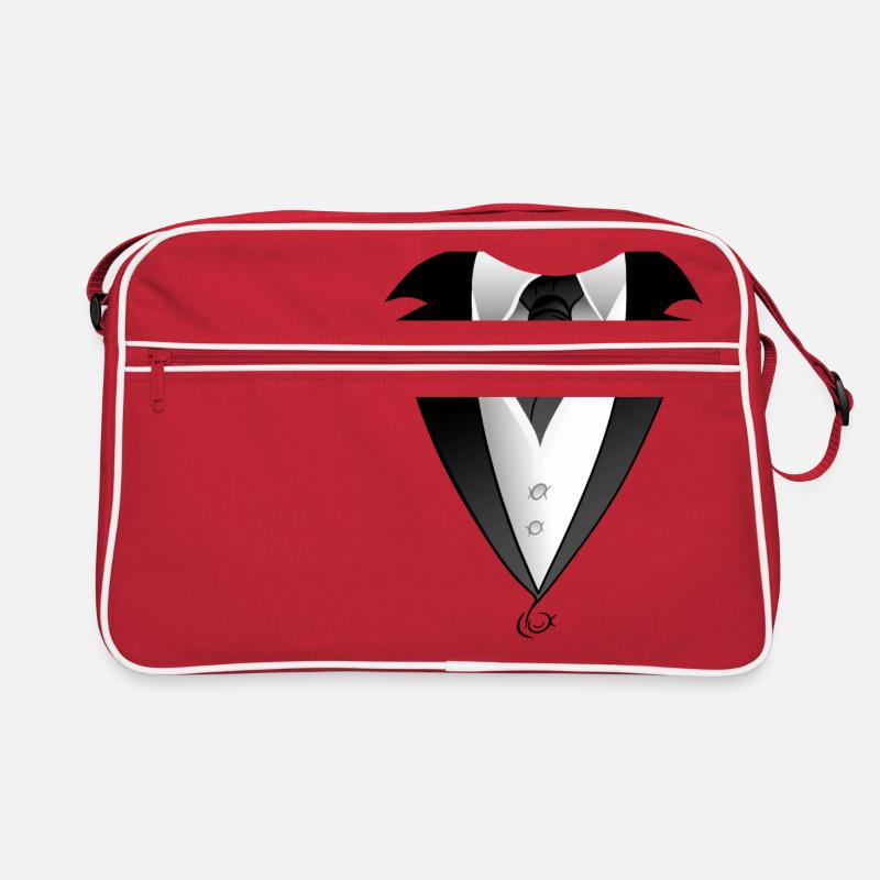 Costume avec veste cravate design Sac Retro