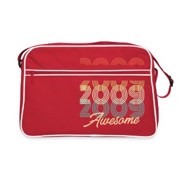 Drôle d’anniversaire génial 2009 - Sac Retro - rouge/blanc - Devant