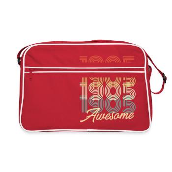 Drôle d’anniversaire génial 1905 - Sac Retro - rouge/blanc - Devant