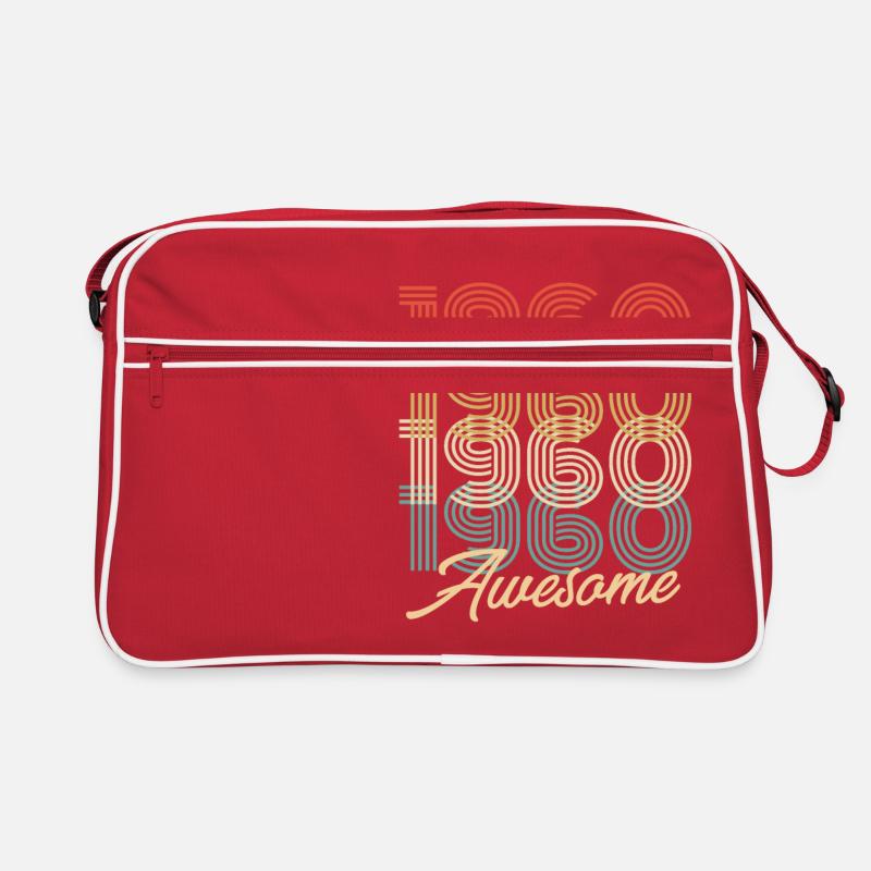 Funny Birthday Awesome 1960 Retro Bag