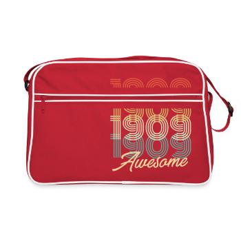 Drôle d’anniversaire génial 1909 - Sac Retro - rouge/blanc - Devant