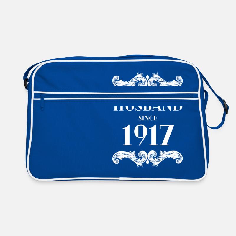 Best Husband Since 1917 Wedding Anniversary Retro Bag
