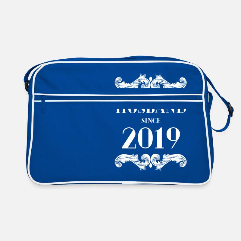 Bester Ehemann seit Hochzeitstag 2019 Retro Tasche