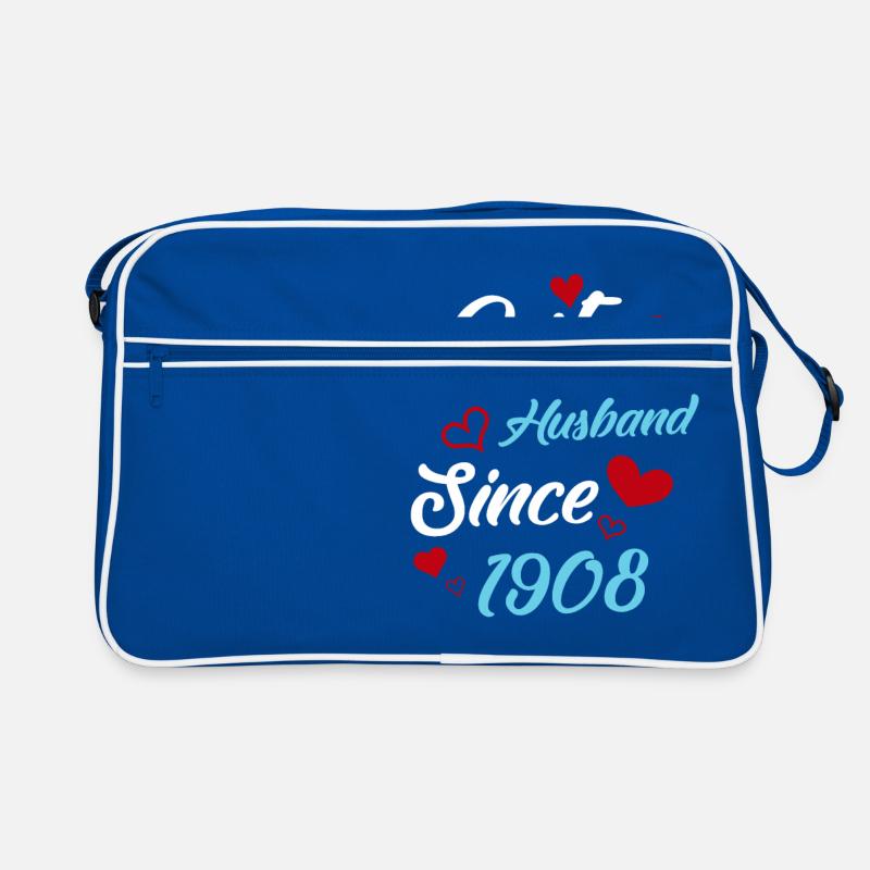 Bester Ehemann seit 1908 Hochzeit Retro Tasche