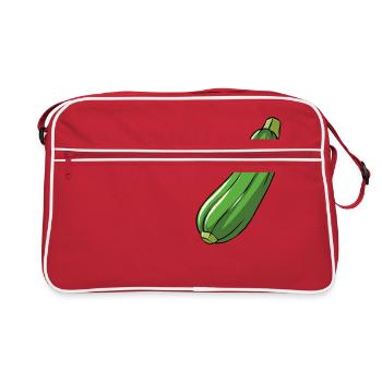 Courgette - Sac Retro - rouge/blanc - Devant