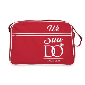 Nous le faisons toujours depuis l’anniversaire de mariage 2028 - Sac Retro - rouge/blanc - Devant