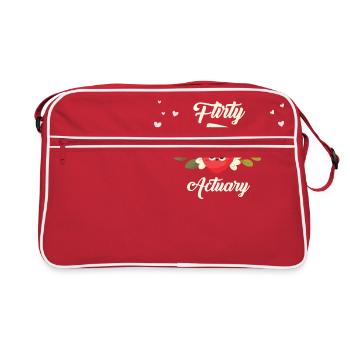 Actuaire Flirty - Sac Retro - rouge/blanc - Devant