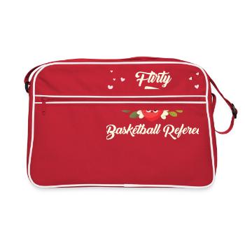 Arbitre de basket-ball flirt - Sac Retro - rouge/blanc - Devant