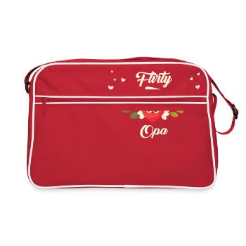 Flirty Opa - Retro Bag - red/white - Front