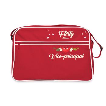 Flirty Vice-principal - Sac Retro - rouge/blanc - Devant