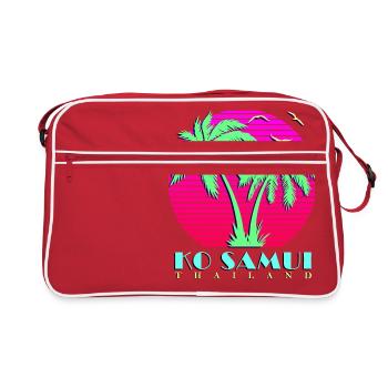 Ko Samui - Retro Bag - red/white - Front