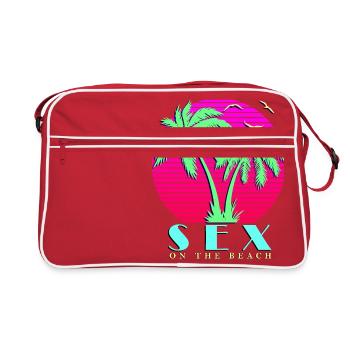 Sex On The Beach - Retro Bag - red/white - Front