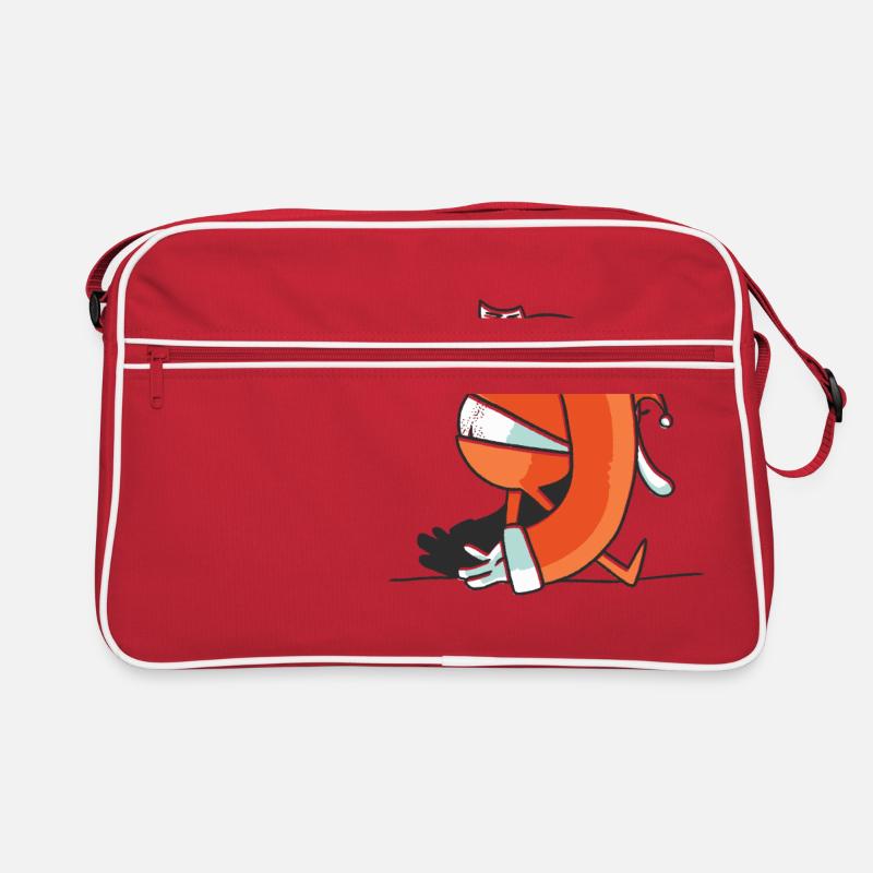 fatigué Père Noël Sac Retro