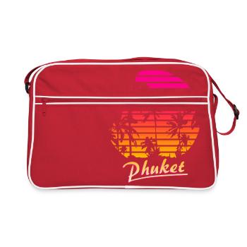 Phuket - Sac Retro - rouge/blanc - Devant