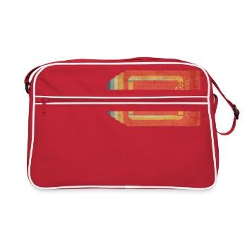 Microwave Retro Vintage Color - Retro Bag - red/white - Front