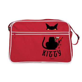 Kitty Axe ! - Sac Retro - rouge/blanc - Devant