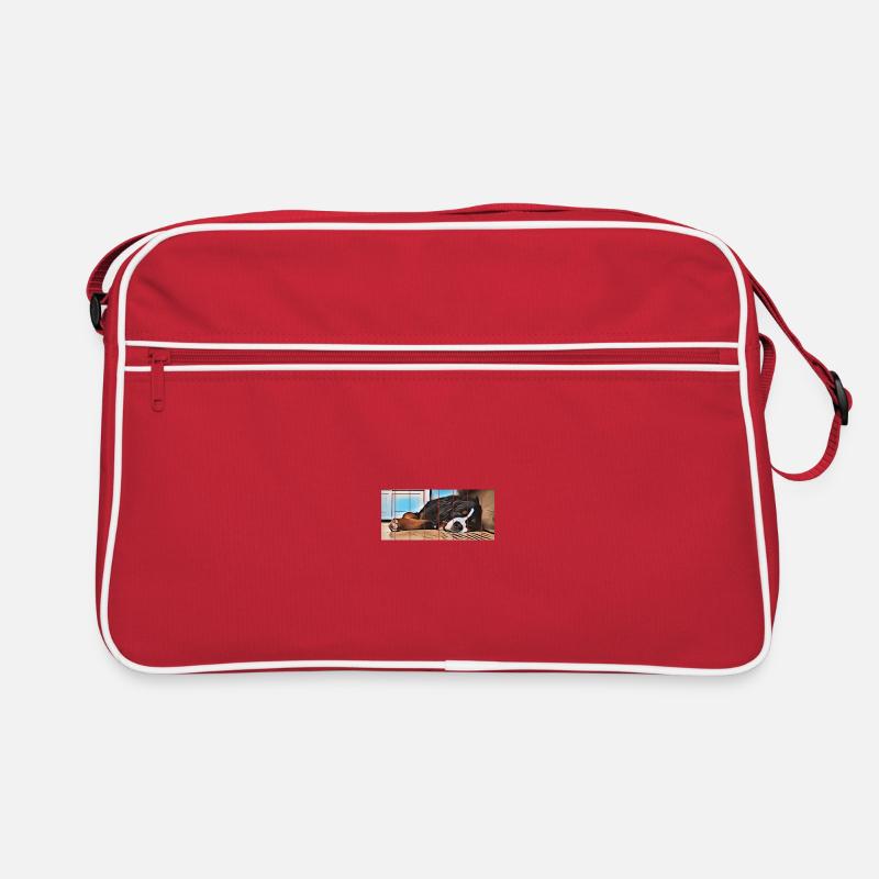 Bernese mountain dog Retro Bag