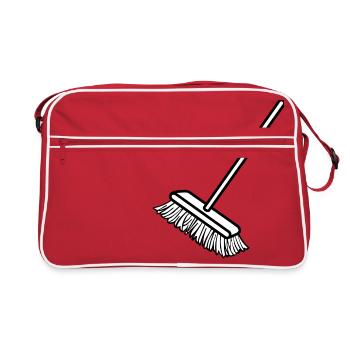 Nettoyage Nettoyage Nettoyage dame balai wischmop26 - Sac Retro - rouge/blanc - Devant