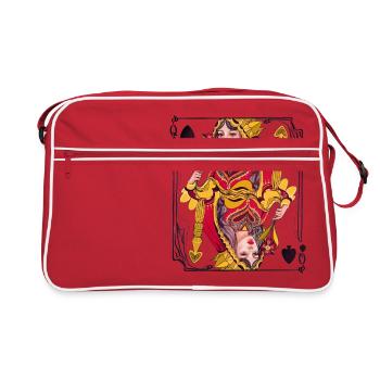Queen of Spades - Retro Bag - red/white - Front