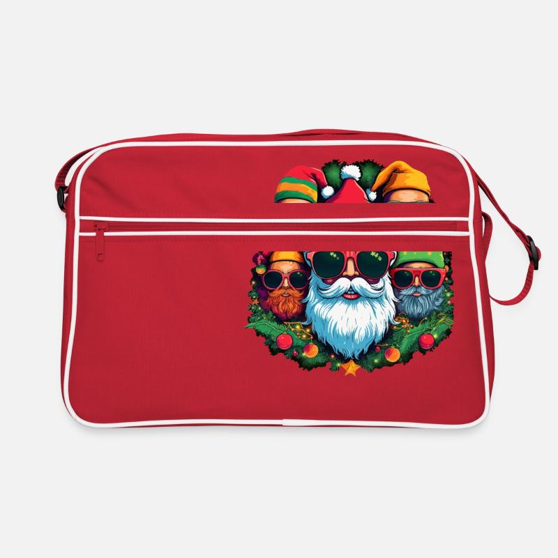 Pull de Noël moche - Cool Santas Sac Retro