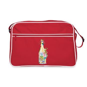 Bottle - Retro Bag - red/white - Front