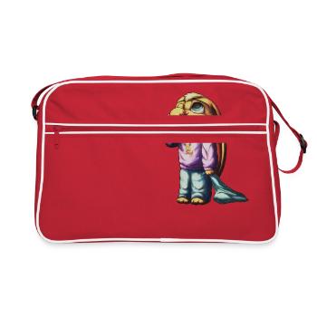 Sleepy Rappit Child - Retro Bag - red/white - Front
