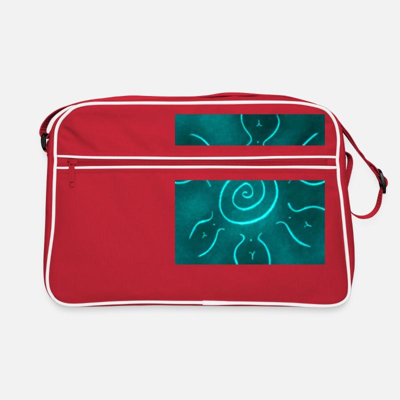 HIMMELBLAUE SONNE Retro Tasche