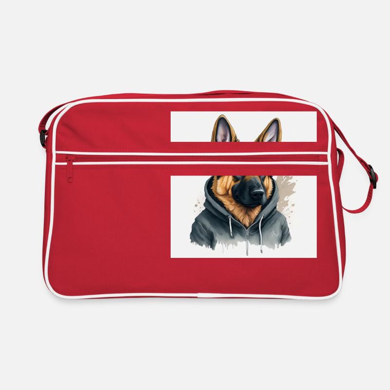 Berger allemand à capuche Sac Retro
