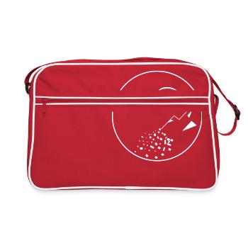 Parapente en montagne - Sac Retro - rouge/blanc - Devant