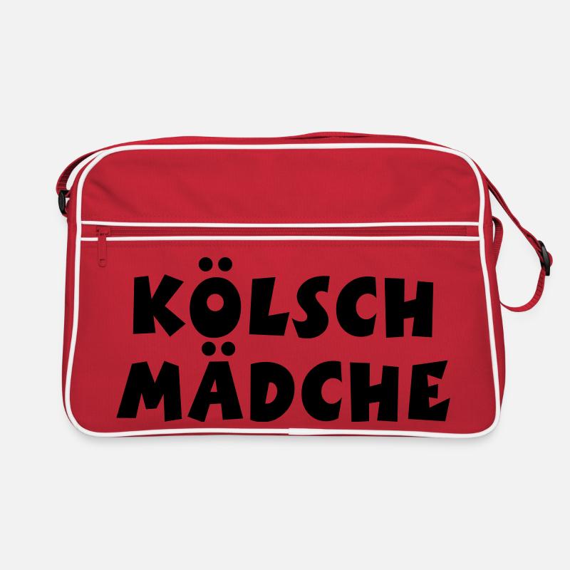 Kölsch Mädche - Ein Mädchen aus Köln Retro Tasche