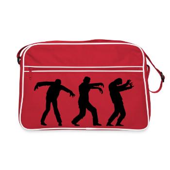zombies - Retro Bag - red/white - Front