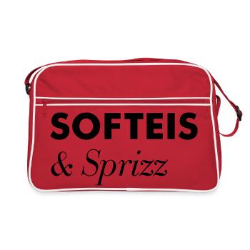 Soft Cream Sprizz Summer Holiday - Retro Bag - red/white - Front
