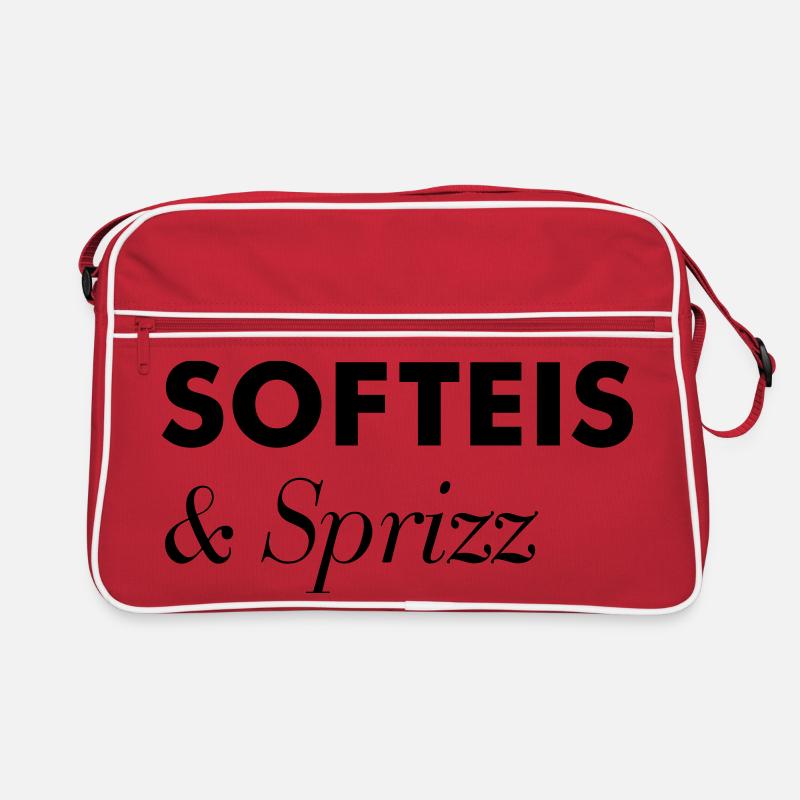 Softeis Sprizz Sommer Urlaub Retro Tasche