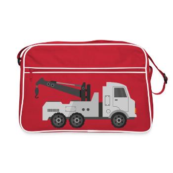 Dépanneuse - Sac Retro - rouge/blanc - Devant